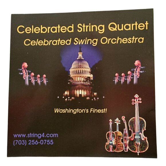 Celebrated String Quartet & Swing Orchestra Music CD 37641cd - Picture 1 of 2